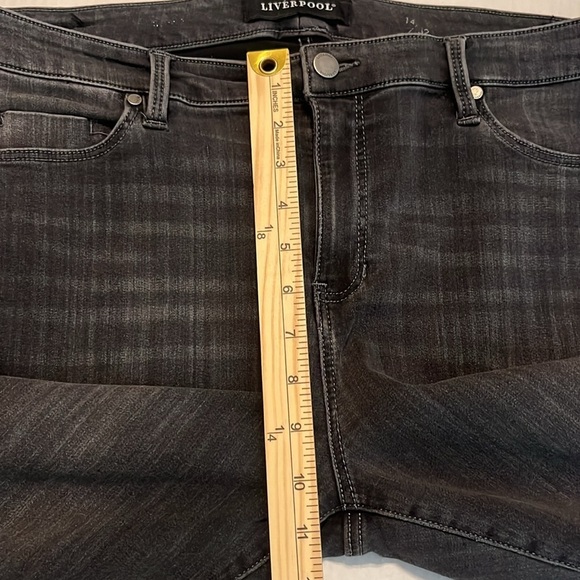 Liverpool Abby High Waist Ankle Jeans In Meteorite Size 14/32 - Picture 6 of 13